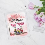 Personalized Life is Better with Besties Love Tree Acrylic Plaque Desk Decoration Friendship Gift for Women