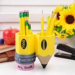 Gepersonaliseerd Potlood Design Potlood Dispenser Scherpe en Doffe Potloodhouder met 3D Gedrukte Naam Bureau Decor Terug naar School Cadeau voor Leraa