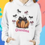 Spersonalizowana bluza z kapturem dla dzieci i dorosłych z imieniem i nazwiskiem na Halloween Prezent na Święto Dziękczynienia dla rodziny