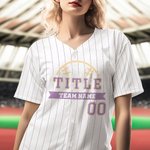 Gepersonaliseerde Honkbal Element Streep Unisex Jersey met Naam en Nummer Verjaardag Sportaccessoires Cadeau voor Honkballiefhebbers