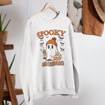 Spersonalizowana bluza z kapturem Spooky Bat Design Multicolor Prezent na Halloween dla członka rodziny