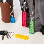 Personalized Multicolour Acrylic Name Tag Keychain Backpack Accessories Back to School Gift for Kids