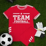Personalized Multicolour Striped Jersey Shirt Shorts Set with Number Name Game Day Outfit Birthday Team Gift for Sport Ball Lovers Players