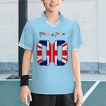 Maillot unisexe de football avec nom et numéro, personnalisé et multicolore, avec drapeau national Cadeau d'anniversaire pour les amoureux du football