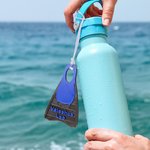 Personalized Multicolour 3D Printed Swim Fins Shape Backpack Bag Name Tag Sport Theme Accessories Birthday Team Gift for Swimmer Diving Lovers