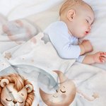 Gepersonaliseerde schattige mama en baby hond Sika hert dieren zachte deken met naam verjaardag Home Decor Gift voor mama jongens meisjes