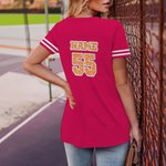 Maillot unisexe avec nom et numéro Cadeau d'anniversaire pour les amateurs de football