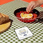 Personalized Hanukkah Menorah Set of 2 Insulation Potholders with Name Happy Hanukkah Housewarming Gift for Baking Lovers Cook Enthusiast