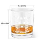 Personalisiertes Niedliches „Need Whiskey Right Meow“ 295ml Whisky Glas mit Namen Old Fashioned Geburtstag Party Geschenk für Freunde Katzenliebhaber