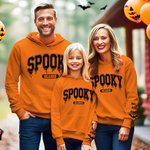 Personalized Halloween Bat Spooky Adult Kid Sweatshirt T-shirt Hoodie with Name Halloween Gift for Family