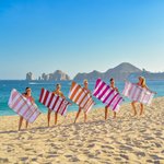 Henkilökohtainen ylimitoitettu ylisuuri Nopea kuivaus Classic Stripe Beach Towel nimellä Summer Travel Essentials Syntymäpäivälahja naisille miehille
