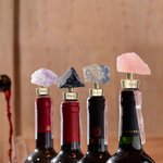 Bouchon de Bouteille en Cristal Personnalisé avec Nom Cadeau Mariage Fête pour Amateur de Vin Whisky et Champagne