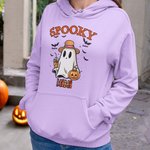 Spersonalizowana upiorna bluza z kapturem dla dzieci i dorosłych z imionami od 1 do 10 na Halloween, Święto Dziękczynienia i prezent dla rodziny