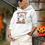 Spersonalizowana upiorna bluza z kapturem dla dzieci i dorosłych z imionami od 1 do 10 na Halloween, Święto Dziękczynienia i prezent dla rodziny