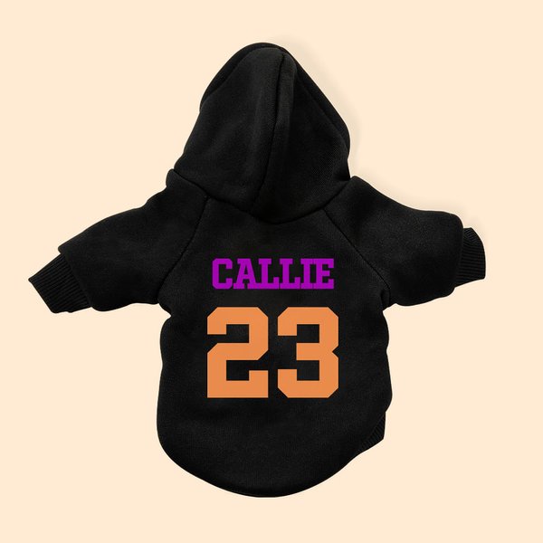 Personalisierte Multicolor Name Nummer warmen weichen Hund Hoodie Jersey für alle Rasse niedlichen Haustier Spiel Tag Party Kostüm Festival Geburtstag