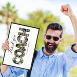 Personalised Thank You Coach 18 Photos Collage Canvas Painting Wall Art with Text Home Decor Birthday Retirement Team Appreciation Gift for Coach