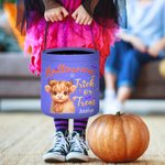 Gepersonaliseerde Pompoen Hoogland Koe Trick or Treat Grote Emmer Tas met Naam Halloween Feestcadeau voor Kinderen