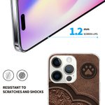Personalizzato Retro Cartoon Cat Phone Case per iPhone con 1-3 nomi con nome Regalo di compleanno per gli amanti degli animali gatti