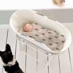 Personalizado lindo perro suave transpirable Wearable bebé sin mangas saco de dormir con nombre cumpleaños Baby Shower regalo para los recién nacidos 
