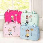 Personalisierte Cartoon-Charakter Lunch-Tasche mit Namen Geburtsblume Wärmehaltung Lunch Bag Schulanfang Arbeit Picknick Geschenk für Kinder Familie