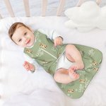 Personalizado lindo perro suave transpirable Wearable bebé sin mangas saco de dormir con nombre cumpleaños Baby Shower regalo para los recién nacidos 