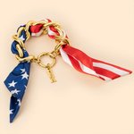Personlig mote nasjonalt flagg silke metallarmbånd med fotball tennis tekst sjarm bursdag sportsbegivenhet jubel tilbehør for sportselskere