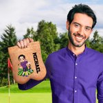 Sac à balles de golf personnalisé avec nom et 12 porte-tees Accessoires de golf Cadeau d'anniversaire amusant pour les amateurs de golf