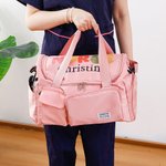 Gepersonaliseerde Multi-compartiment Grote Verpleegkundige Reis-Duffeltas met Naam en Schouderband Verpleegkundige Week Waardering Gift voor Medisch P