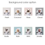 Personalised Funny Dog Cat Reading Newspaper on Toilet Wall Art Painting Pet Portrait Bathroom Decor Housewarming Gift for Pet Owners