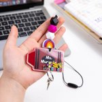 Personalized Glitter Rainbow Crayon Beads Shaker Lanyard with Name Appreciation Back to School Gift for Teacher