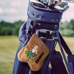 Sac à balles de golf personnalisé avec nom et 12 porte-tees Accessoires de golf Cadeau d'anniversaire amusant pour les amateurs de golf
