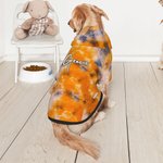 Personlig flerfärgad hundtröja med knytblus med namn Hundträff Hundpromenad Gåva för djurälskare