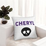 Calavera Personalizada Funda de Almohada con Nombre Fiesta de Halloween Decoración del Hogar Regalo para la Familia