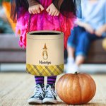 Spersonalizowany wiaderko na cukierki z imieniem i nazwiskiem na Halloween dla chłopców i dziewczynek