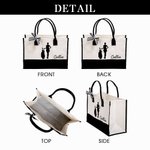 Personalised Golf Girl Large Canvas Tote Bag with Name Daily Travel Work Essentials Mother's Day Birthday Gift for Golf Lovers Women