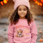 Spersonalizowana bluza dla dorosłych z imieniem dopasowanym do stroju dla mamy i mnie Prezent na Halloween dla rodziny