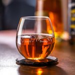 Gepersonaliseerde 1 - 6 Pet Ears Design Bourbon Whiskeyglazen met Laser Gegraveerde Naam Verjaardag Vaderdag Geschenk voor Opa Papa Whiskey Liefhebber