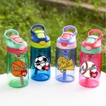 Gepersonaliseerde basketbal Softbal Baseball 16oz waterfles Tumbler met naam verjaardag Game Day Gift voor kinderen