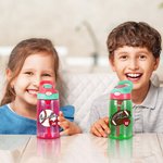 Gepersonaliseerde basketbal Softbal Baseball 16oz waterfles Tumbler met naam verjaardag Game Day Gift voor kinderen