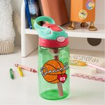 Gepersonaliseerde basketbal Softbal Baseball 16oz waterfles Tumbler met naam verjaardag Game Day Gift voor kinderen