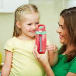 Botella de Agua Trébol de Cuatro Hojas Personalizada con Nombre Día de San Patricio Regalo de Vuelta al Cole para Niño