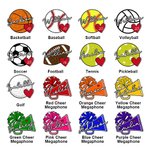 Gepersonaliseerde basketbal Softbal Baseball 16oz waterfles Tumbler met naam verjaardag Game Day Gift voor kinderen