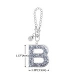 Personalized Glitter Letter Charm for Stanley Tumbler Water Bottle Accessories Birthday Gift for Women Girls