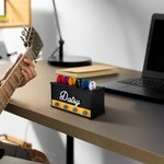 Personalized 3D Printed Guitar Amp Model Guitar Picks Plectrums Holder Display with Name Birthday Gift for Guitar Players Music Lovers