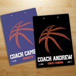 Personalized Acrylic Basketball Court Dry Erase Clipboard with Name Basketball Club Team Gift for Basketball Lover Coach