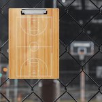 Personalized Acrylic Basketball Court Dry Erase Clipboard with Name Basketball Club Team Gift for Basketball Lover Coach