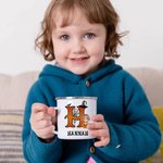 Personalizada Bruja Fantasma Caricatura Personaje Esmalte Taza Halloween Regalo para Niños Niñas