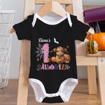 Spersonalizowana dynia Highland Cow Spider Web 100% bawełniane body niemowlęce z imieniem Śliczny kostium festiwalowy 1. prezent na Halloween dla noworodków