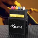 Amplificador Personalizado 3D Impreso Compacto Púas de Guitarra Plectro Expositor con Nombre Regalo de Cumpleaños para Músicos Guitarristas