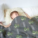 Personalized Cute Cartoon Dinosaur Fantasy Unicorn Ballet Girl Vehicle Soft Throw Blanket with Name Baby Shower Birthday Gift for Boys Girls